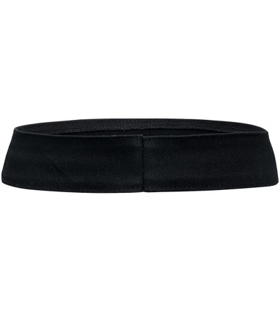 Baseball Caps Product of Ottocap Stretchable Cotton Twill Hat Band -Royal [Wholesale Price on Bulk] - Black - CS18DTKTOU7 $7.71