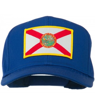 Baseball Caps Eastern State Florida Embroidered Patch Cap - Royal - CU18WS33XX8 $41.53
