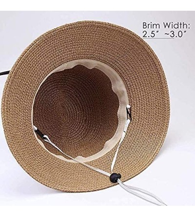 Sun Hats Women Wide Brim Viosr Sun Hat Summer Beach Cap UPF50 UV Packable Straw Hat for Travel - Beige 02 - CR1962R33G0 $14.00