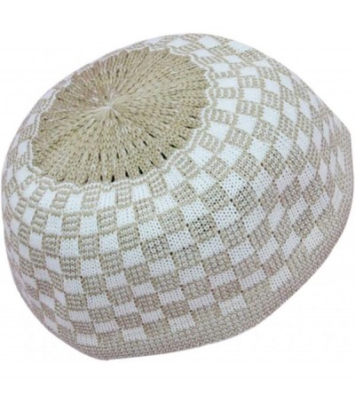 Skullies & Beanies Islamic Men Muslim Warm Hat Comfortable Kufi Headwear - C - CO18R8Q8E30 $12.35