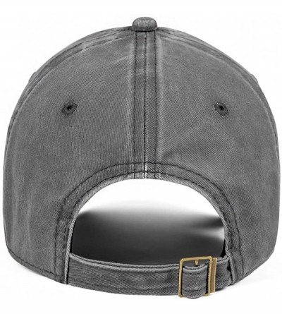Baseball Caps Unisex Classic Baseball Hat Cowboy Old Retro Style Cap Black - Gray - CX18TN94ZDN $16.35