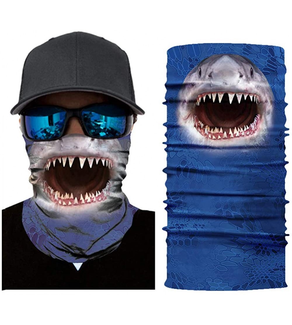 Balaclavas Seamless Bandana Protection Headwear Balaclava - A-shark - CM197X9M3NW $11.10