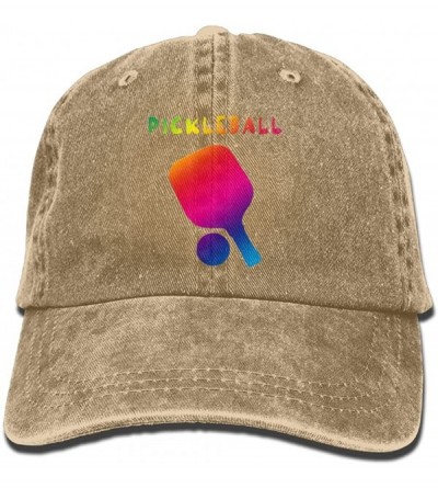 Baseball Caps Neon Funny Adult Sport Adjustable Baseball Cap Cowboy Hat - Natural - CV1803RR0G3 $8.21