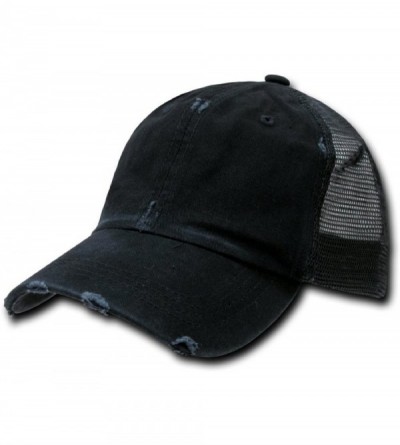 Baseball Caps Vintage Mesh Cap - Black + Woodland - CT119F25TR5 $19.71