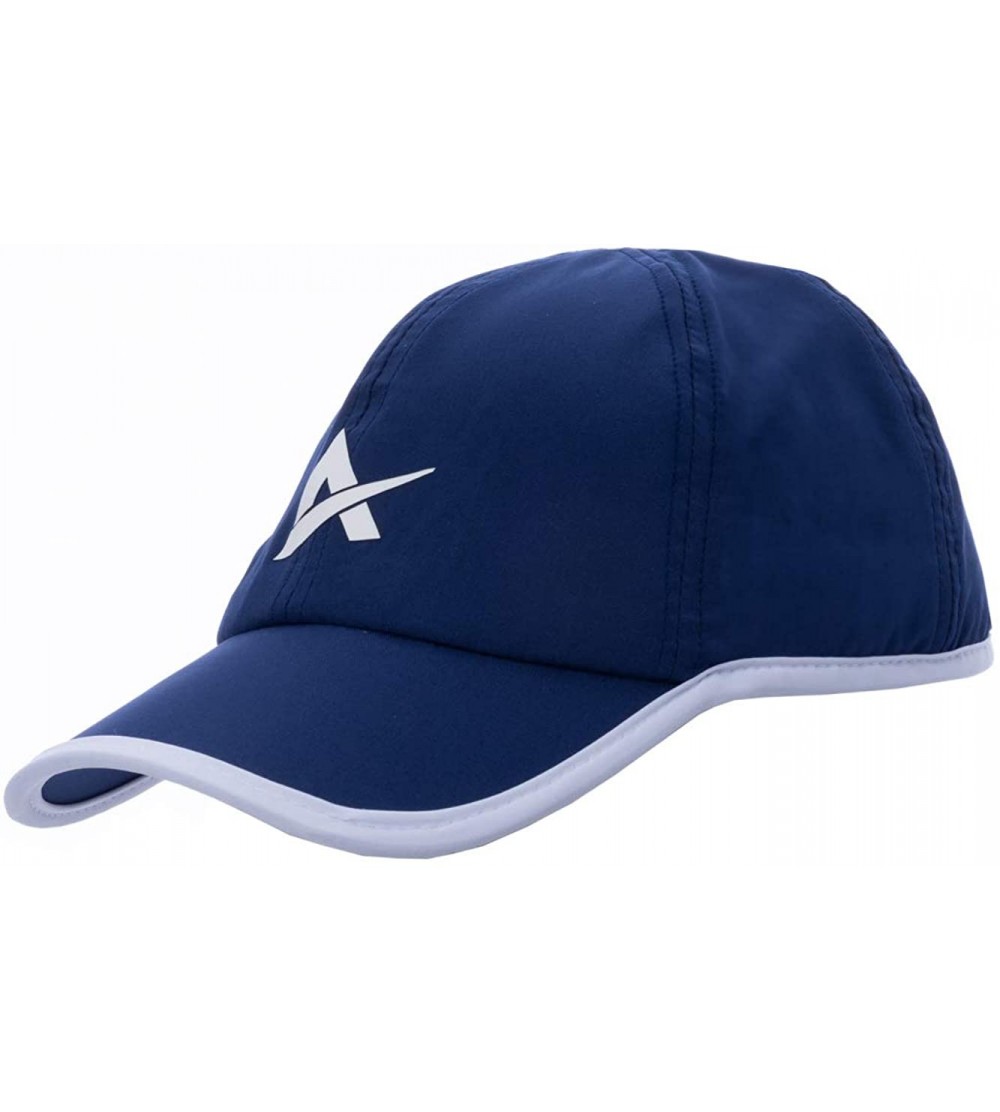 Baseball Caps Instant Cooling Cap Performance Tech Breathable UPF 50+ Sun Protection Moisture Wicking - Midnight Navy - CM18Q...