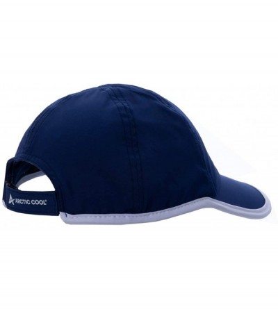 Baseball Caps Instant Cooling Cap Performance Tech Breathable UPF 50+ Sun Protection Moisture Wicking - Midnight Navy - CM18Q...