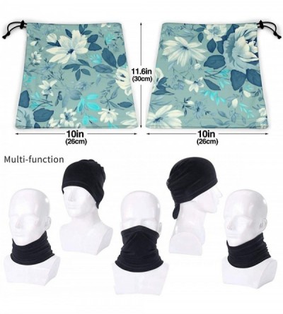 Balaclavas Neck Gaiter Face Cover Scarf Balaclava Lightweight Breathable Fishing Running Cycling (Pattern Design Flower) - CP...