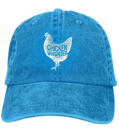 Baseball Caps Funny Farm Farmer Chicken Unisex Vintage Adjustable Cotton Baseball Cap Denim Dad Hat Cowboy Hat - Blue - CG18N...