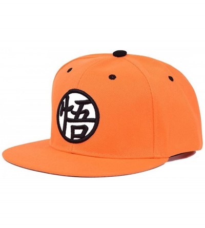 Baseball Caps Baseball Cap Dragon Ball Embroidery Cool Sporting Hat with Adjustable Snapback - Orange - CS18D3CACYU $51.08