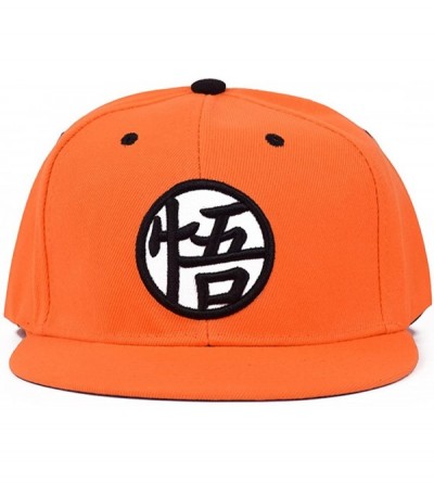 Baseball Caps Baseball Cap Dragon Ball Embroidery Cool Sporting Hat with Adjustable Snapback - Orange - CS18D3CACYU $28.44