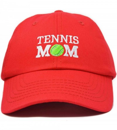 Baseball Caps Premium Cap Tennis Mom Hat for Women Hats and Caps - Red - CE18IOL0DEZ $12.25