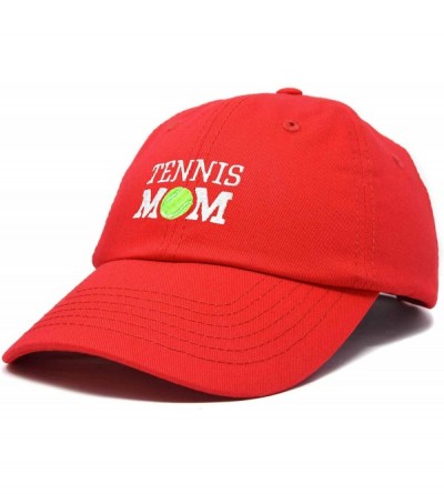 Baseball Caps Premium Cap Tennis Mom Hat for Women Hats and Caps - Red - CE18IOL0DEZ $12.25