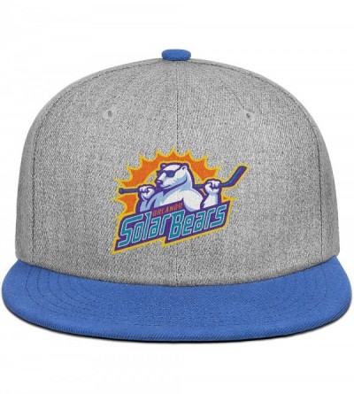 Baseball Caps 2015 Hockey Orlando Solar Bears Logo Simple Caps 100% Cotton Men's Womens Mesh Hat - 2015 Hockey Orlando-13 - C...