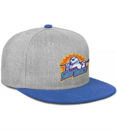 Baseball Caps 2015 Hockey Orlando Solar Bears Logo Simple Caps 100% Cotton Men's Womens Mesh Hat - 2015 Hockey Orlando-13 - C...