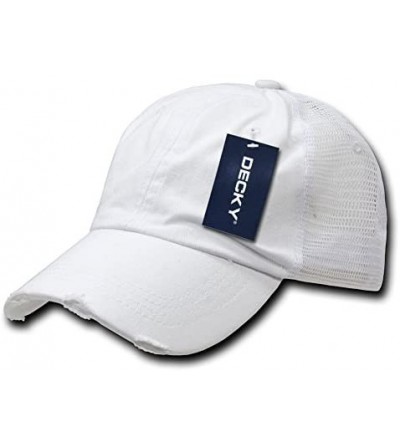 Baseball Caps Vintage Mesh Cap - White - CQ1199QE73T $11.32