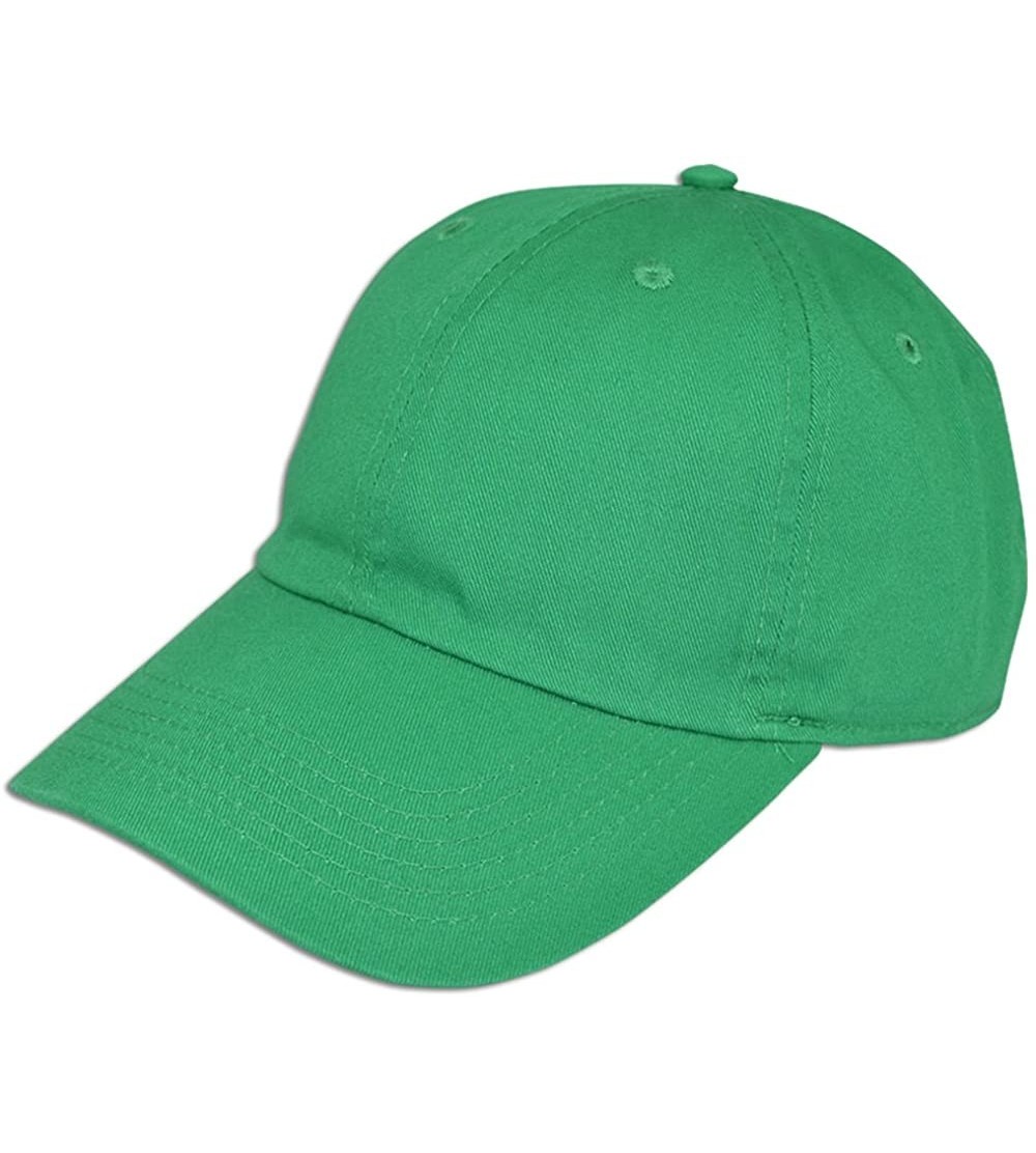 Baseball Caps Cotton Classic Dad Hat Adjustable Plain Cap Polo Style Low Profile Unstructured 1400 - Kelly Green - C312OCZL9C...