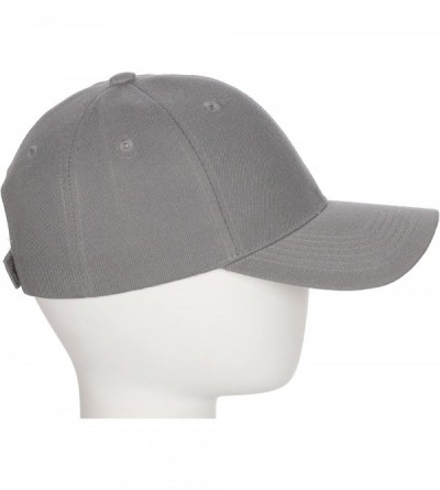 Baseball Caps Classic Baseball Hat Custom A to Z Initial Team Letter- Charcoal Cap White Black - Letter L - C018IDXS0G6 $11.01