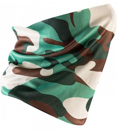 Balaclavas Face Bandanas Neck Gaiters for Men Women Dust Scarf Balaclava Headbands - Camo - CD197WHCW04 $14.08