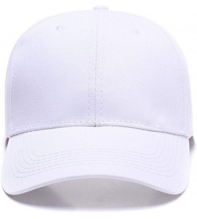 Baseball Caps Custom Embroidered Baseball Hat Personalized Adjustable Cowboy Cap Add Your Text - White - CJ18HTNO0EO $32.07