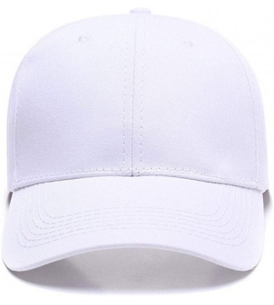 Baseball Caps Custom Embroidered Baseball Hat Personalized Adjustable Cowboy Cap Add Your Text - White - CJ18HTNO0EO $15.81