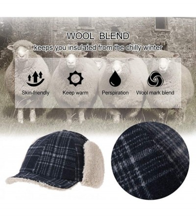 Baseball Caps Wool/Cotton/Washed Baseball Cap Earflap Elmer Fudd Hat All Season Fashion Unisex 56-61CM - 00810_olive Green - ...