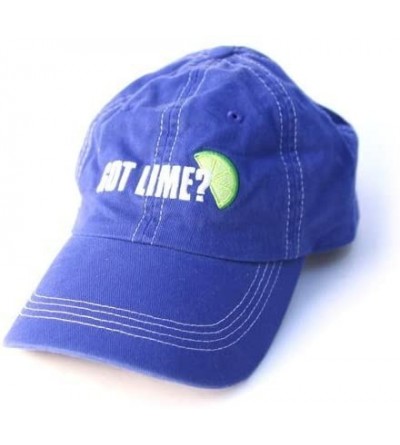 Baseball Caps Extra Got Lime? Blue Slouch Hat - CB118QSX2TL $23.01