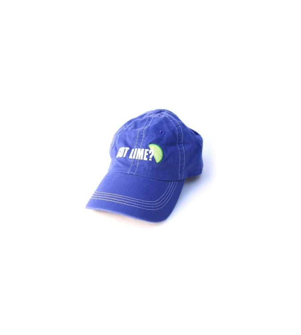 Baseball Caps Extra Got Lime? Blue Slouch Hat - CB118QSX2TL $15.23