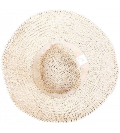 Sun Hats Spring and Summer Beach Cap Women Straw Fisherman Hat Sun Hat (Beige) - Beige - C018QNLSNYD $11.38