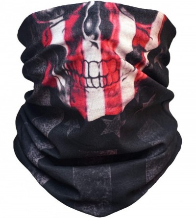 Balaclavas Bandana Cloth Face Mask Washable Face Covering Neck Gaiter Dust Mask - Skull 05 - CN19972DNGG $10.08
