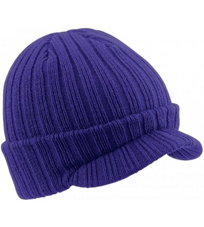 Skullies & Beanies Warm Peaked Wooly Beanie Cap - Black - CC114F1GOEX $8.24