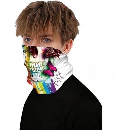 Balaclavas Bandana Face Mask Neck Gaiter- Cool Unisex Scarf Mask Tube Multifunctional Headwear- Buff Face Mask - CV197YCUS9Y ...
