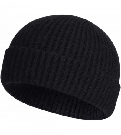Skullies & Beanies Swag Wool Knit Cuff Short Fisherman Beanie for Men Women- Winter Warm Hats - C818AW2L4AS $11.87