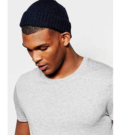 Skullies & Beanies Swag Wool Knit Cuff Short Fisherman Beanie for Men Women- Winter Warm Hats - C818AW2L4AS $11.87