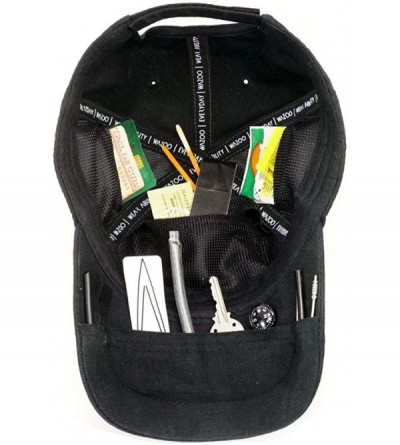 Baseball Caps Tactical Everyday Emergency Documents - Black - CY18CO73057 $36.24