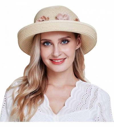 Sun Hats Women Summer Sun hat-Flap Cover Cap UPF 50+ Shade Hat Fishing Hat-8306 - A3-0529-beige - CO17YD32WK0 $21.57