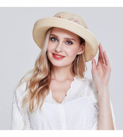 Sun Hats Women Summer Sun hat-Flap Cover Cap UPF 50+ Shade Hat Fishing Hat-8306 - A3-0529-beige - CO17YD32WK0 $8.42