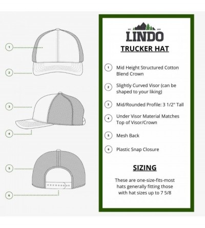 Baseball Caps Trucker Hat - The Great Outdoors - Black - CM12N8YZUKW $54.52