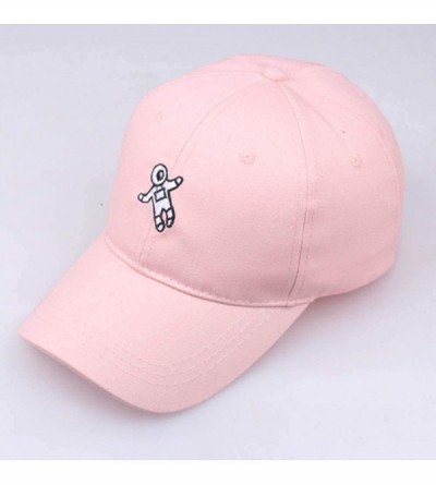 Baseball Caps Swyss Astronaut Baseball Cap Embroidery Adjustable Trucker Dad Hat for Men Women - D - CL18R389AX4 $11.56