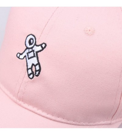 Baseball Caps Swyss Astronaut Baseball Cap Embroidery Adjustable Trucker Dad Hat for Men Women - D - CL18R389AX4 $11.56