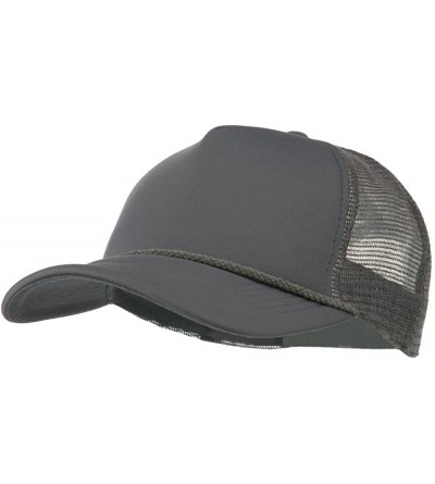 Baseball Caps Big Foam Mesh Truck Cap - Grey - CC11ONZ5ELP $13.63