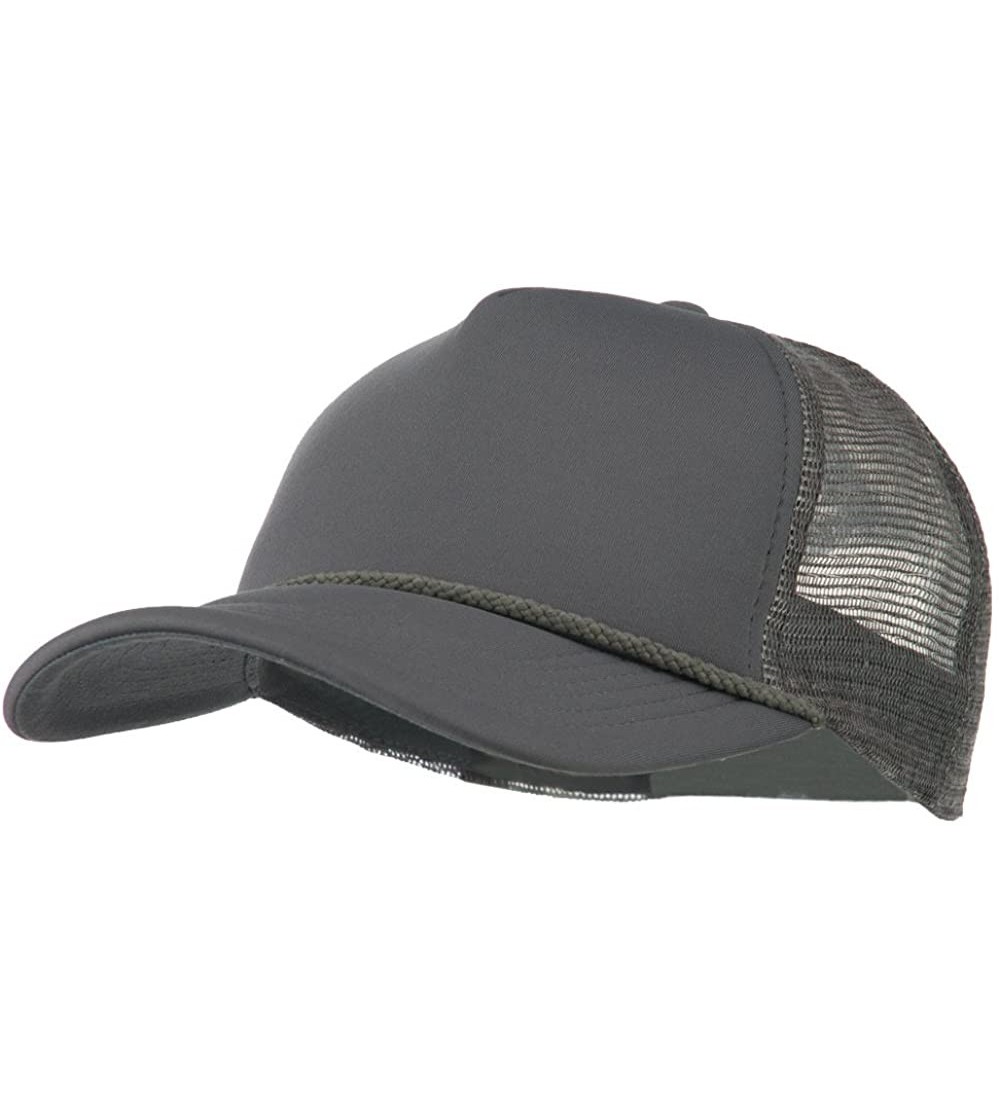 Baseball Caps Big Foam Mesh Truck Cap - Grey - CC11ONZ5ELP $13.63