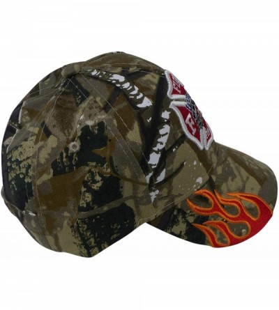 Baseball Caps Firefighter Hat - Firefighter Gift for Men - Fireman Baseball Cap - Camo1 - C7196LAG8MN $13.53