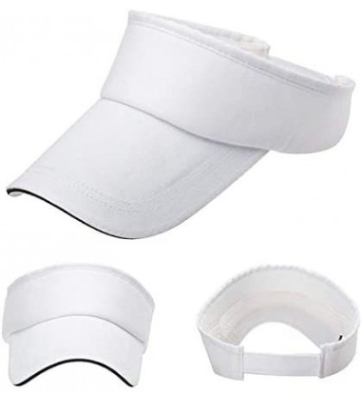 Sun Hats Men Women Summer Visor Sun Plain Hat Cap Sun Hat - Blue - C518QHKEGKZ $11.14