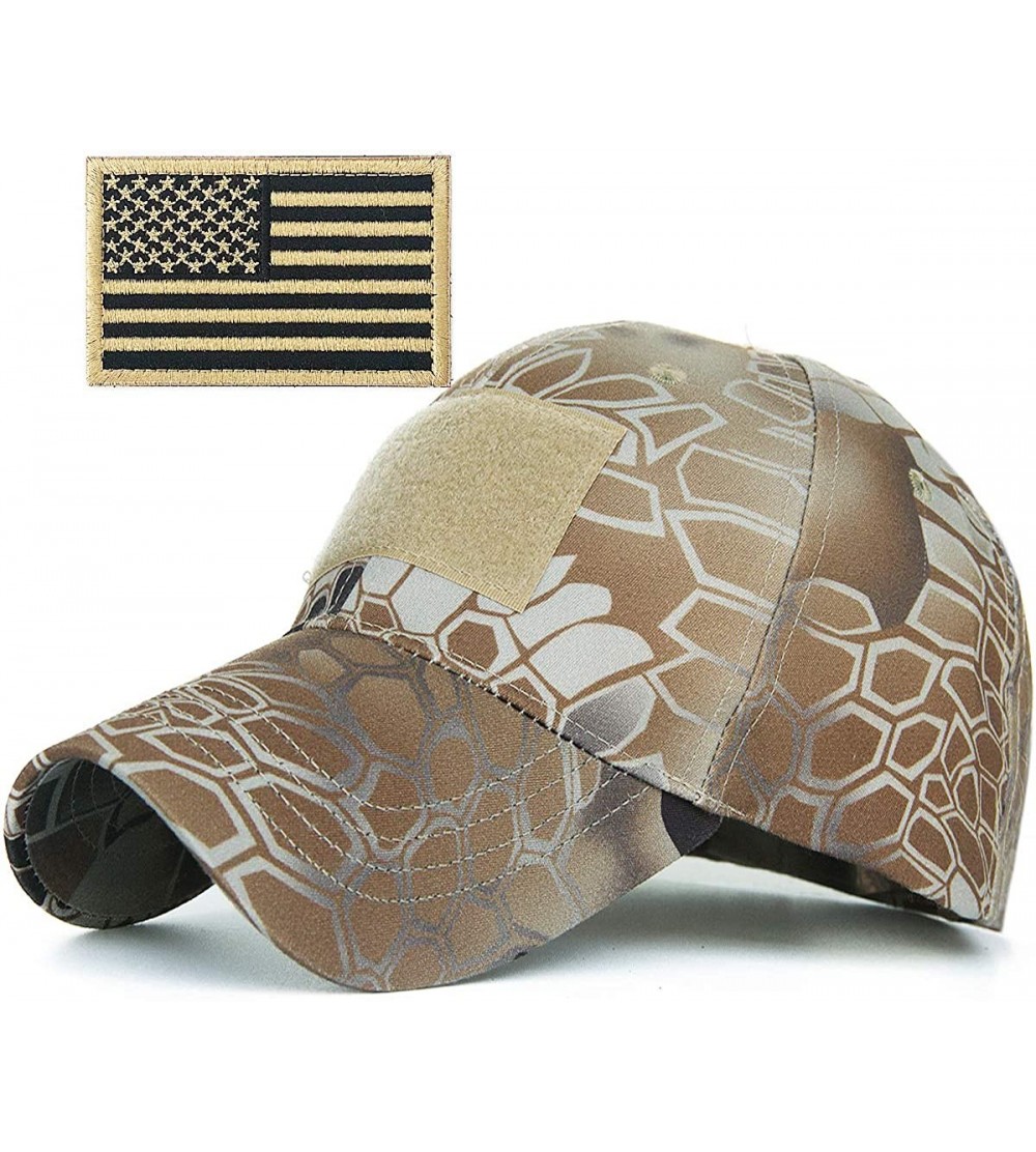 Baseball Caps Camouflage Baseball Shooting Tactical - Khaki - CP187G49IUU $9.40