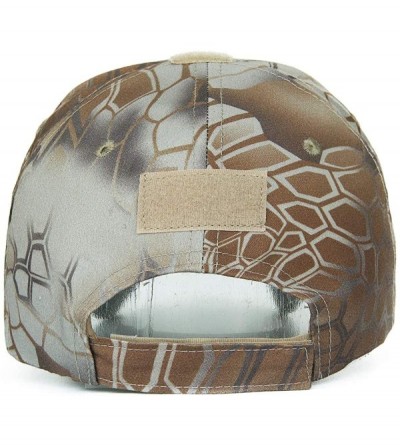 Baseball Caps Camouflage Baseball Shooting Tactical - Khaki - CP187G49IUU $9.40