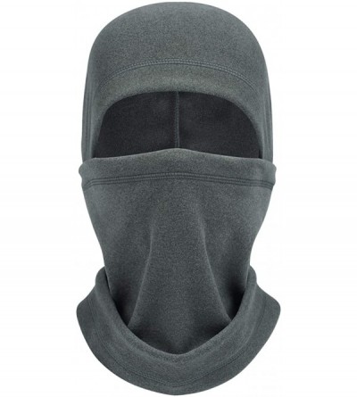 Balaclavas Adjustable Hood Ski Mask Warm Face Cover Winter Cold Weather Balaclava Women Men - Grey - C818Z5TLL97 $21.83