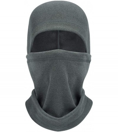 Balaclavas Adjustable Hood Ski Mask Warm Face Cover Winter Cold Weather Balaclava Women Men - Grey - C818Z5TLL97 $9.22