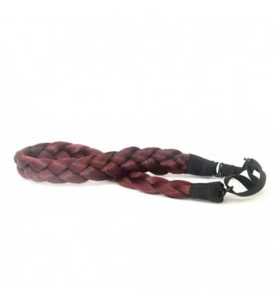 Headbands Synthetic Hairpiece accessory aHairBeauty - Burgundy - CI18XU2ND9Z $15.72