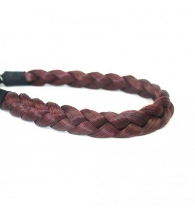 Headbands Synthetic Hairpiece accessory aHairBeauty - Burgundy - CI18XU2ND9Z $15.72