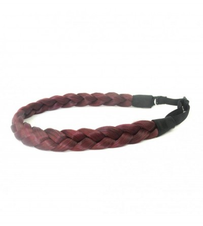 Headbands Synthetic Hairpiece accessory aHairBeauty - Burgundy - CI18XU2ND9Z $15.72